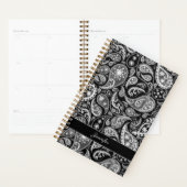 Elégant noir Paisley (Devant avec enveloppe)