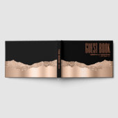 Élégant noir rose or parties scintillant bande de  (Complet)