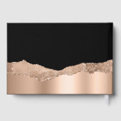 Élégant noir rose or parties scintillant bande de  (Verso)