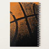 Élégant nom personnalisé monogramme spiral planner (Dos)