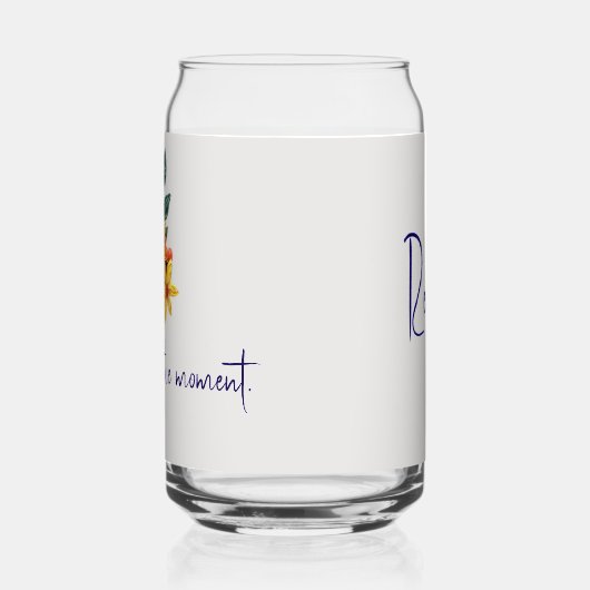 Élégant Nom Quote Papier Quillé Fleurs (Gauche)