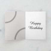 Élégant nom spécial ajouter carte Anniversaire (Intérieur)