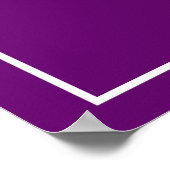 Elégant Noms personnalisés Mariage Affiche de bien (Coin)