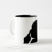 Elegant Nosepicker Coffee Mok (Voorkant links)