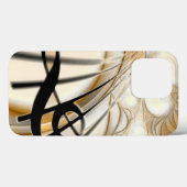 Élégant note musicale iPhone 13 Pro Coque (Verso (horizontal))