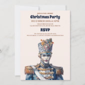 Elegant Notenkraker Kerstfeest Kaart (Voorkant)