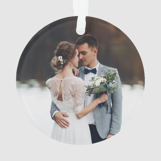 Élégant Notre Premier Noël En Tant Que Mr & Mrs 2- (dos)