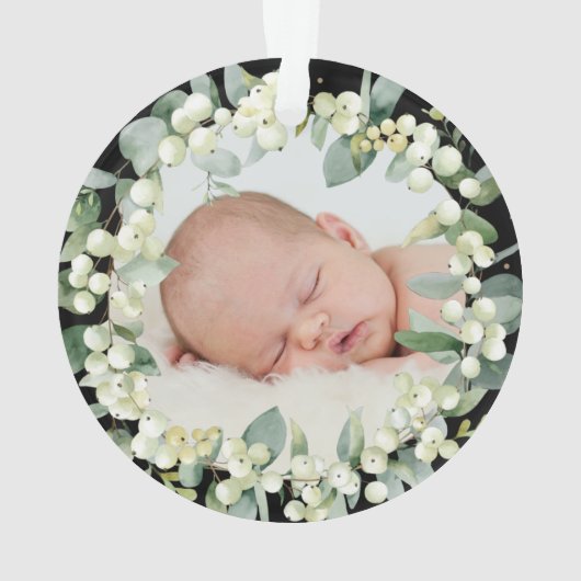 Elégant Notre premier Noël en tant que parents Pho (dos)