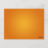 Élégant numéro de table Love Bunting Orange (Dos)