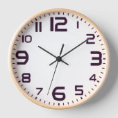 Elégant Numéros Romains Horloge Conception Visage (Recto)