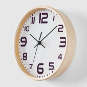 Elégant Numéros Romains Horloge Conception Visage (Angle)