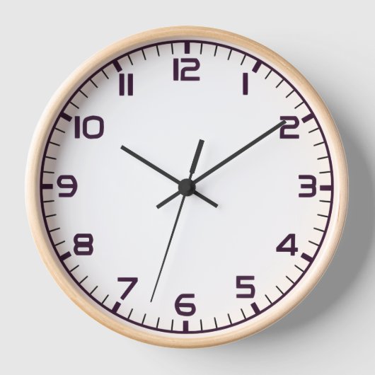 Elégant Numéros Romains Horloge Conception Visage (Recto)