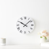 Elégant Numéros Romains Horloge Conception Visage (Maison)