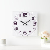 Elégant Numéros Romains Horloge Conception Visage (Maison)