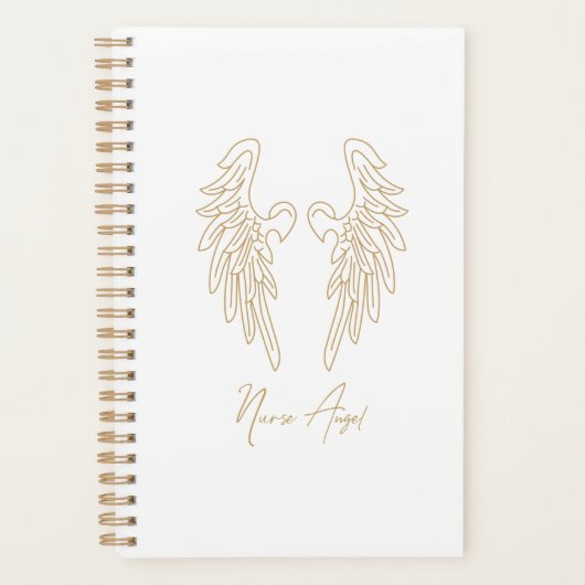 Elegant Nurse Angel Planner (Voorkant)