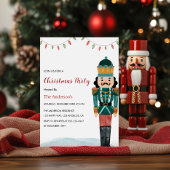 Élégant Nutcracker Fête de Noël Invitation