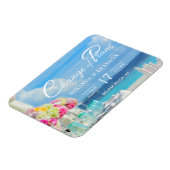 Elegant Ocean Beach Summer Change of Planans Magneet (Linkerzijde)