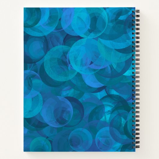 Elegant Ocean Blue 60 en Sensational Birthday Notitieboek (Achterkant)