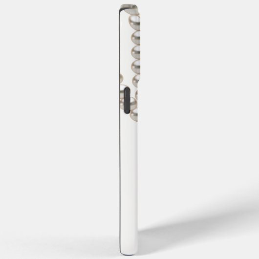 Elegant off white Pearl ketting Case-Mate iPhone Case (Achterkant / Rechts)