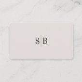 Elegant off-White Wedding Shower Gift Registry Informatiekaartje (Achterkant)