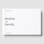 Élégant officiel minimaliste Mariage Gold Foil (Recto)