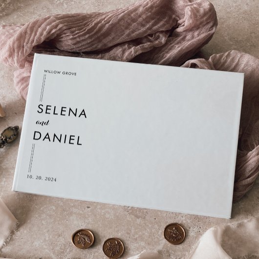 Élégant officiel minimaliste Mariage Gold Foil