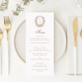 Elegant Olijfblad Botanische krans Menu