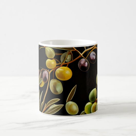 Elegant Olive Branch Mok (Center)