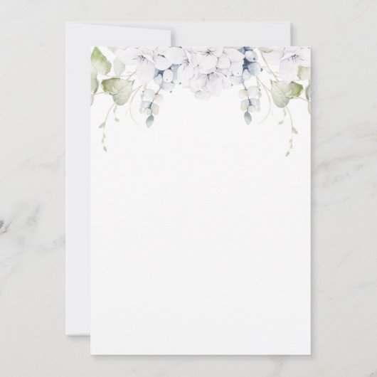 Elegant om het even welk de Uitnodiging van de Dag (Achterkant)