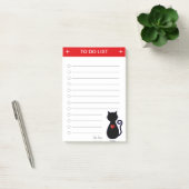 Elegant om lijst en zwart kat te doen Silhouette Post-it® Notes (Kantoor)