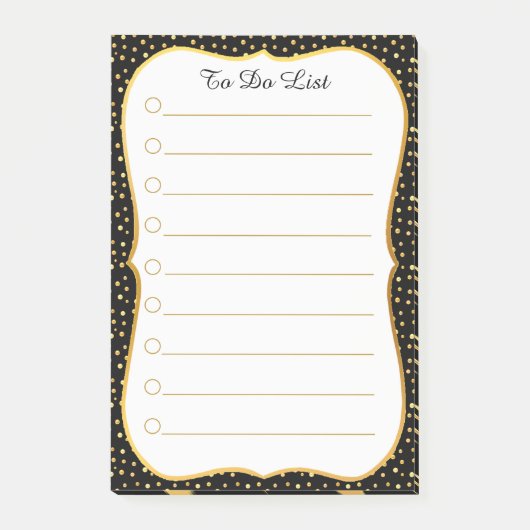 Elegant om lijst te doen post-it® notes (Voorkant)