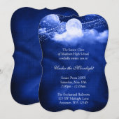 Elegant onder de moonlight prom formele dance kaart (Voorkant / Achterkant)
