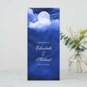 Elegant onder het Moonlight Wedding Program Programma (Staand voorkant)