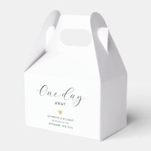 Elegant One Day Away Gold Heart repetitie diner