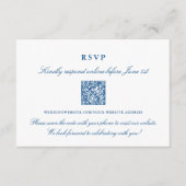 Elegant Online QR Code Spruce Point Inn Collectie Informatiekaartje (Voorkant)