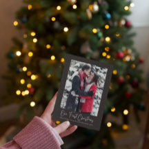 Elegant ons eerste kersthuwelijk met sneeuwvlokken