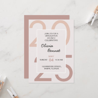 Elegant ontbijt Afstuderen brunch voor haar Kaart