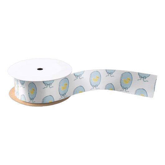 Elegant ontmoet Schattige Rubber Ducky Ovaal Lint  (Spoel)