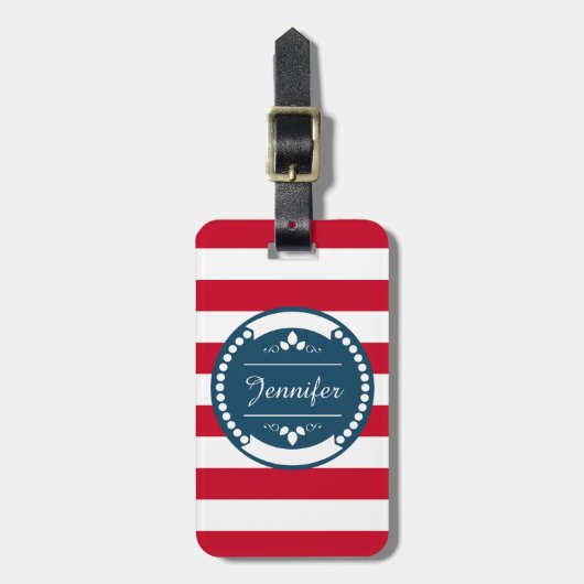 Elegant ontwerp bagagelabel (Voorkant verticaal)