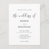 Elegant ontwerp bruiloft uitnodiging (Voorkant)