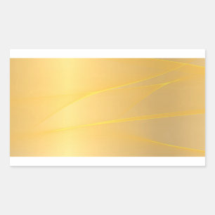 Elegant ontwerp lege sjabloon glamoureuze nepgoud rechthoekige sticker