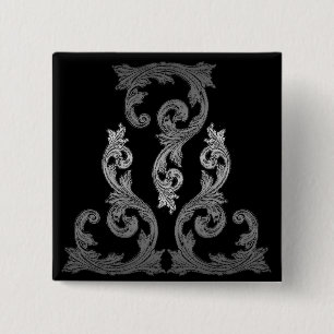 elegant ontwerp van de Gothic Vierkante Button 5,1 Cm