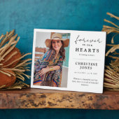 Elegant Onze Herinnering Gedenkfoto Fotoplaat (Zijkant)