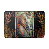 Elegant oostertijger en bamboe elegant badmat (Voorkant)