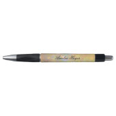 Elegant Opal Stone Texture Modern Script Custom Pen (Voorkant)