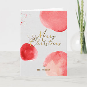 Elégant or Aquarelle Joyeux Noël