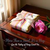 Elégant Or avec rose et blanc Bande