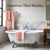 Elégant Or avec rose et blanc Bande