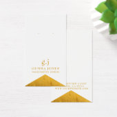 Elégant Or Blanc Foil Edge Oreille Bijoux (Bureau)