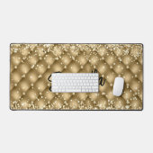 Élégant or brillant parties scintillant monogramme (Clavier et souris)